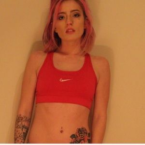 Pink Nike Sports Bra